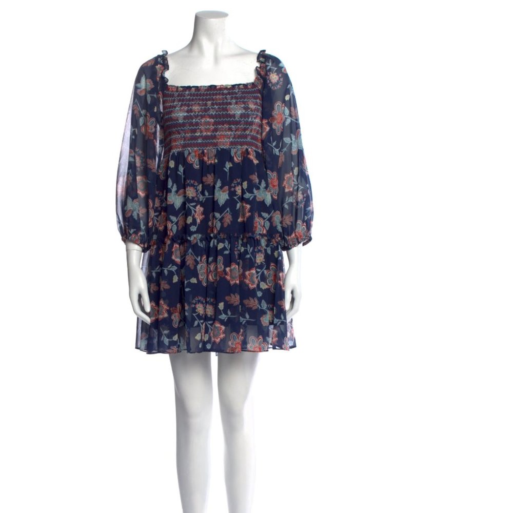 SACHIN + BABI Floral Print Mini Dress Size: S